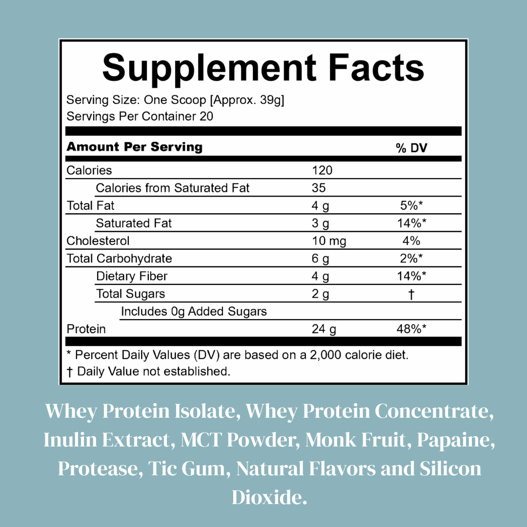 NEW Vanilla Cream Protein Powder