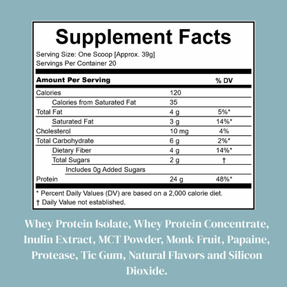 NEW Vanilla Cream Protein Powder